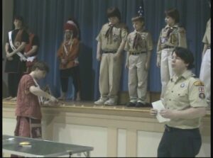 Boy Scout Bridging Ceremony