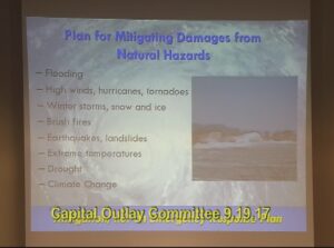 Capital Outlay Hazard Mitigation 9.19.17