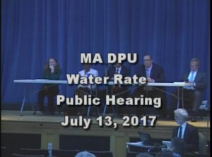 MA DPU Water Rate Hearing 7.13.17