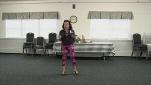Zumba with Justine Hobin at the Senior Center